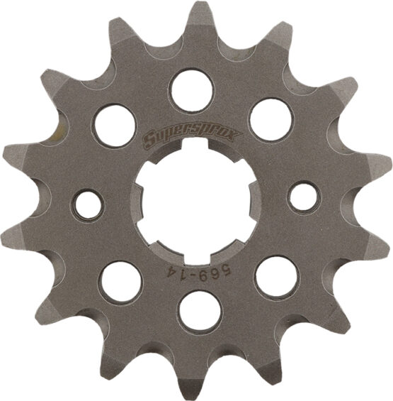 Supersprox Steel 14T Front Countershaft Sprocket 520 For Kaw/Yam