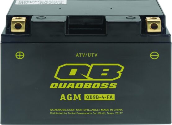 QuadBoss AGM Battery QB9B-4-FA Maintenance-Free