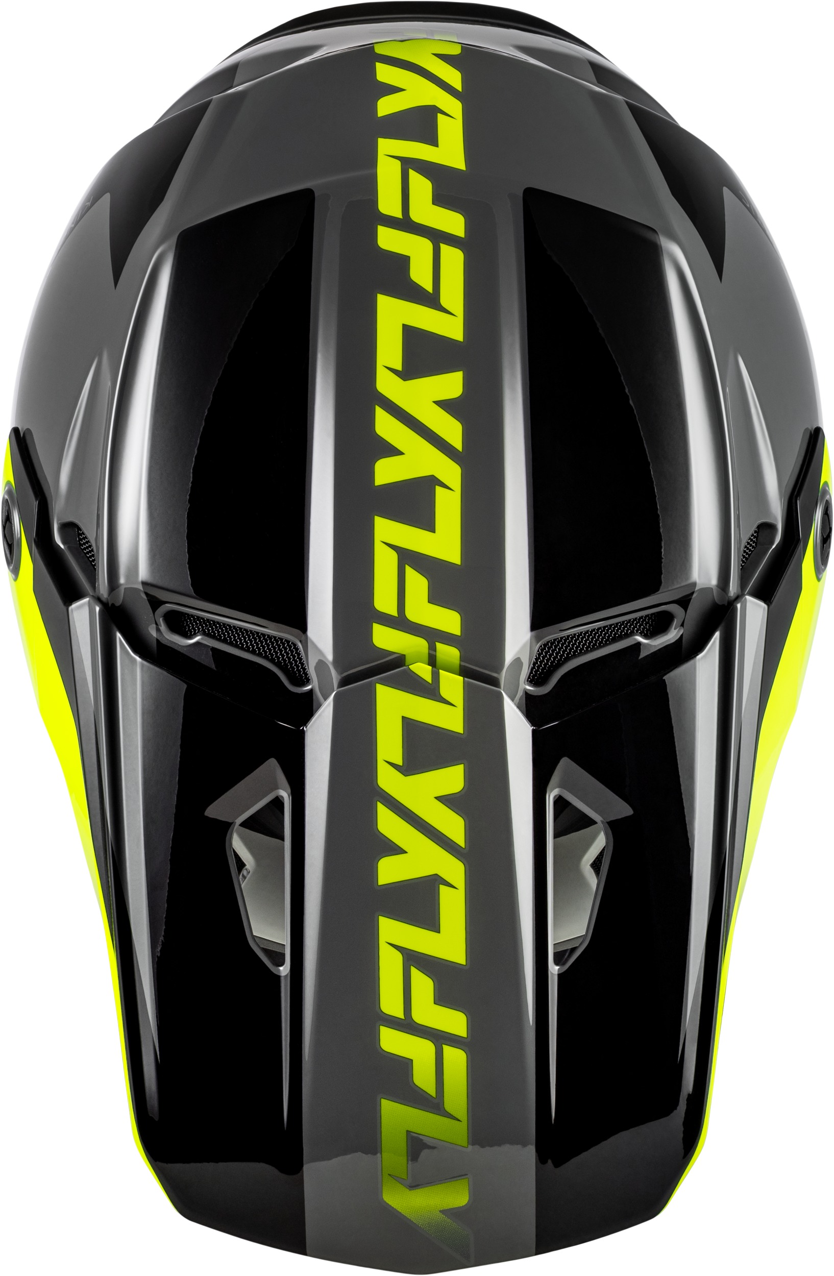 Fly Racing Kinetic Crest Helmet Grey/Black/Hi-Vis 2X-Large - Image 3
