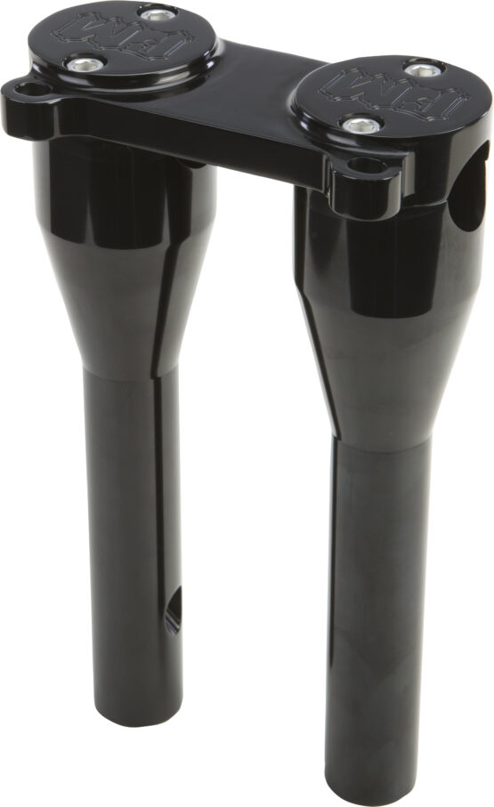 Handlebar Riser 9" Black W/Gauge Mount Tabs for MX Style bars 1" - Image 2