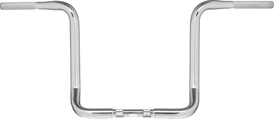 12" Chrome Bagger Ape-Hanger Handlebars 1.25" OD - For Cable Throttle Models