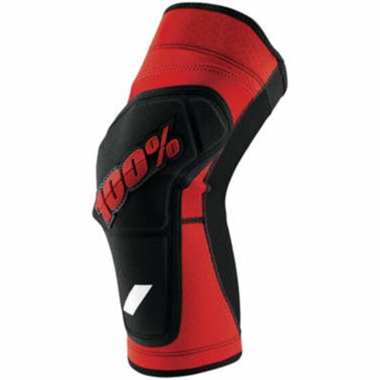 100% Ridecamp Knee Guard Red/Black Small - Image 2