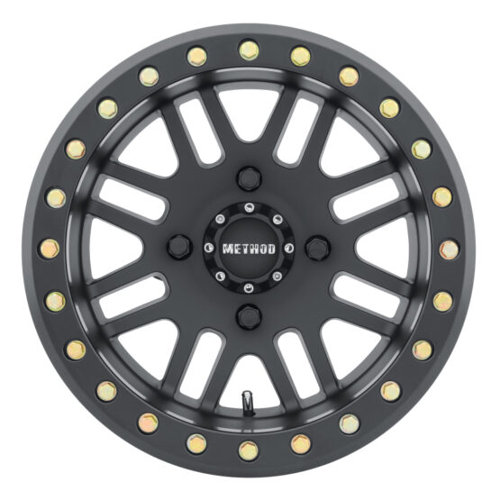 MR406 UTV Beadlock 14x10 / 5+5/-2mm Offset / 4x156 / 132mm CB Matte Black Wheel - Image 2