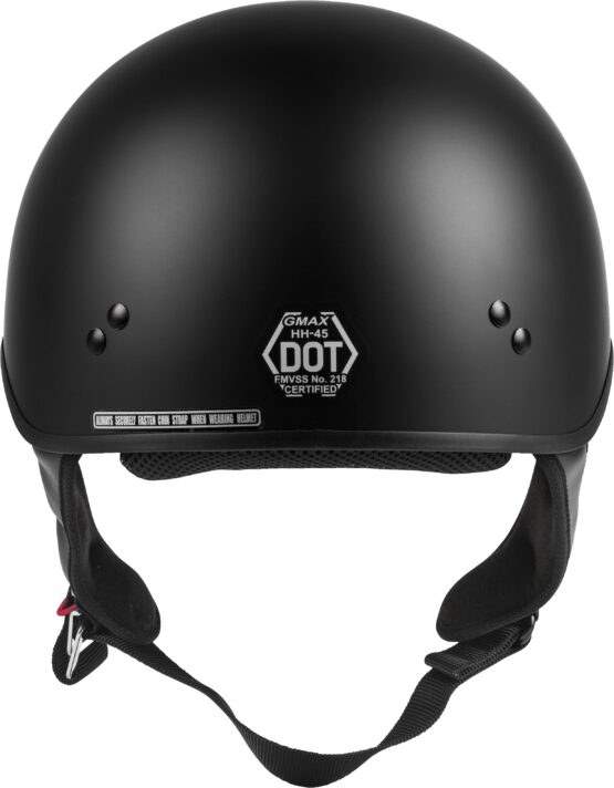 GMAX HH-45 Half Helmet Matte Black XS - Image 3