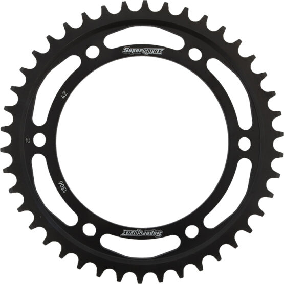 Supersprox Steel Rear Sprocket 42T 530 Black Fits Honda