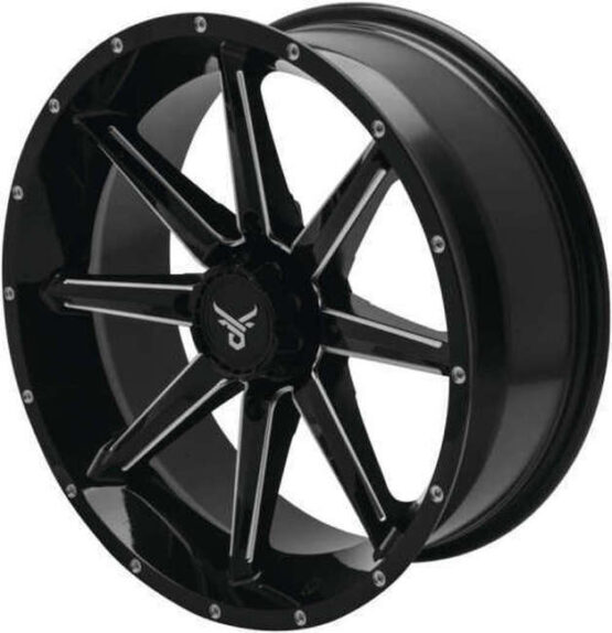 QuadBoss Slicer Wheel 18x7 Black 4/137