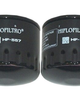 HF557 Oil Filter - Black - 2 Pack