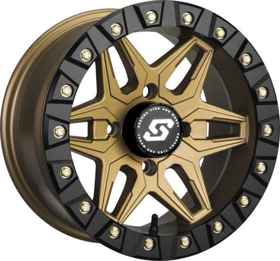 Sedona Split 6 Bronze Beadlock Wheel 14x7 4/137 5+2 12mm Tapered Lug