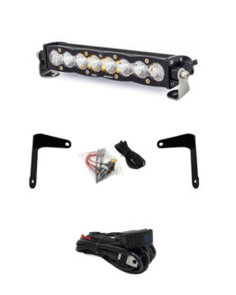Can-Am X3 Shock Mount Kit w/10in S8 Light Bar Clear