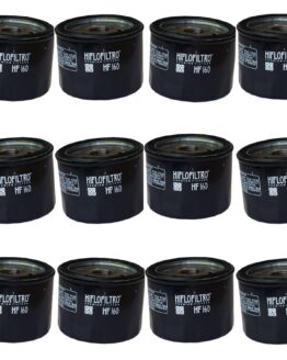 HF160 Oil Filter - Black - 12 Pack