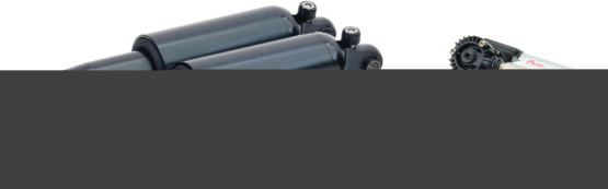 Air Shocks Fox Series Black  w/ Rebound