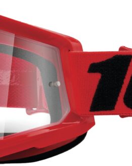 Strata 2 Red Goggles - Clear Lens