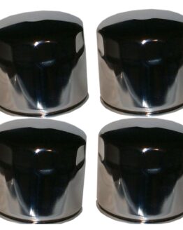 HF172C Oil Filter - Chrome - 4 Pack
