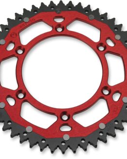 48T Red Dual Metal Rear Sprocket