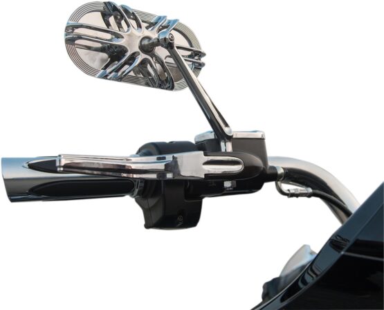 Arlen Ness 10-Gauge Right Mirror Chrome - Image 2