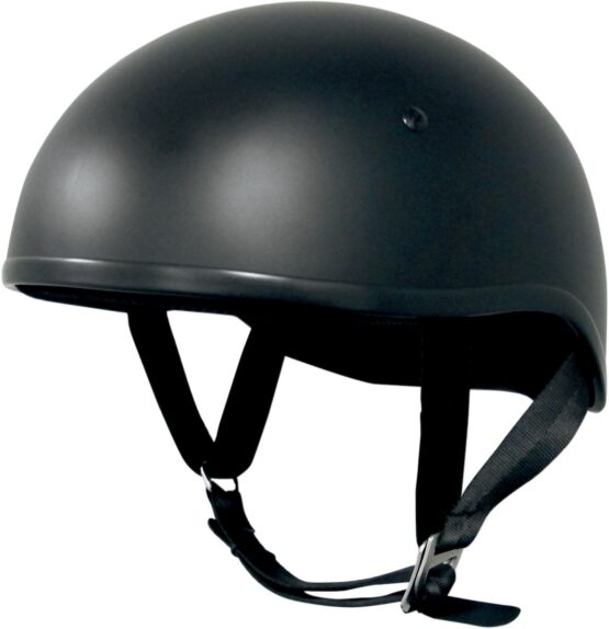 FX-200 Slick Street Half Helmet Matte Black Small - Image 2