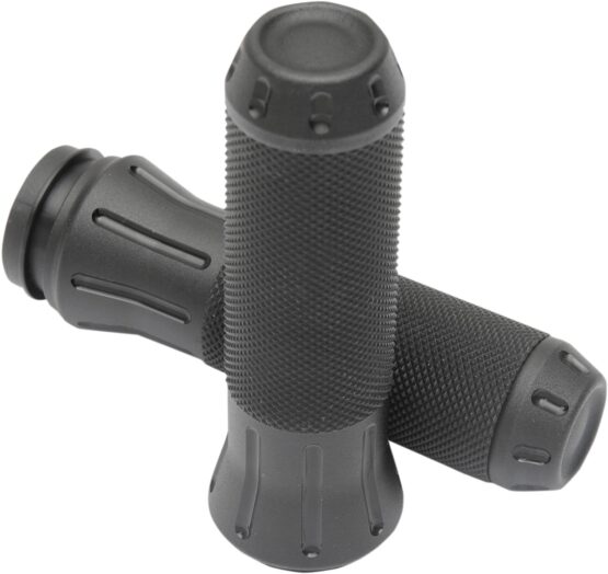 Drag Specialties Custom Grips Black 1in Closed End For Harley-Davidson