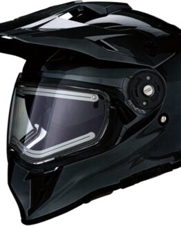 Range Solid  Snow Helmet w/Electric Shield Gloss Black Medium