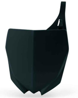 Front Number Plate - Black