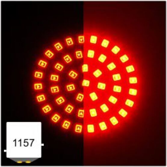 Letric Lighting Bullet Style LED Insert 1157 Red