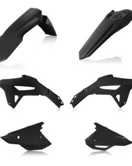 Acerbis Plastic Kit Black For 22+ Honda CRF250R 21-24 CRF450R