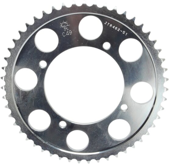 JT Steel Rear Sprocket 51T-428 Natural Fits Kawasaki/Suzuki