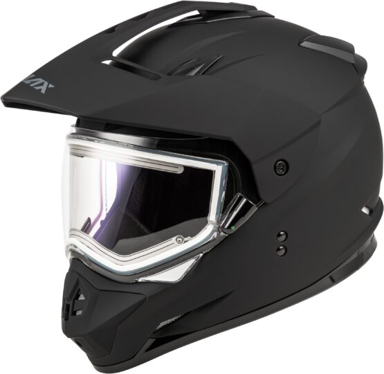 GMAX GM-11S Snow Helmet w/ Electric Shield Matte Black Small