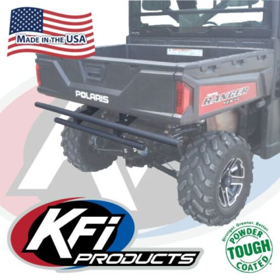 KFI Double Tube Rear Bumper Black For Polaris Ranger 570 2017-2023