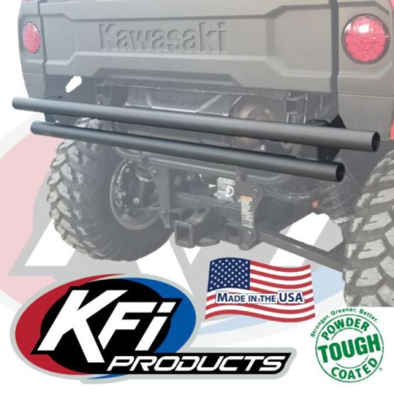 KFI Rear Bumper Black Kawasaki Mule Pro MX - Image 2
