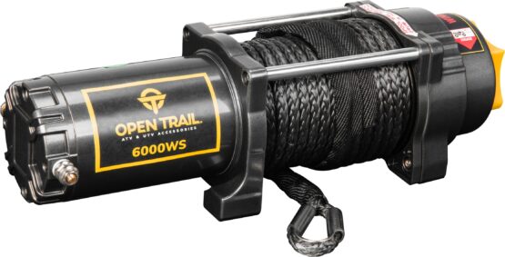 Open Trail 6000LB Wide Winch with Synthetic Rope