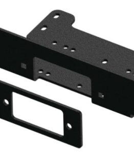 KFI Winch Mount Black Steel Fits 17-23 Kawasaki Mule 400 SX/XC