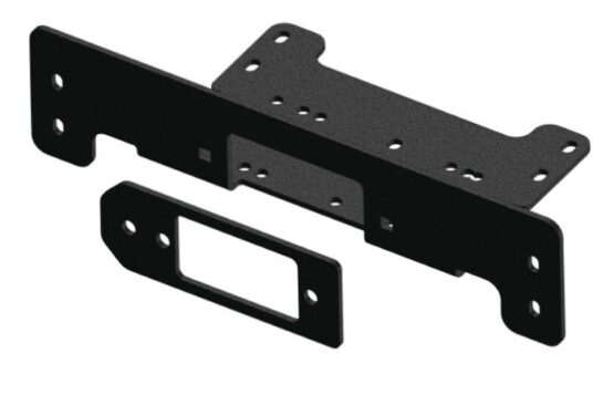 KFI Winch Mount Black Steel Fits 17-23 Kawasaki Mule 400 SX/XC