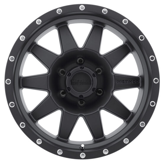MR301 The Standard 18x9 -12mm Offset 6x5.5 108mm CB Matte Black Wheel