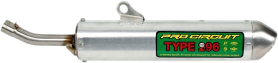 Type 296 Aluminum Slip On Exhaust Silencer w/ Spark Arrestor