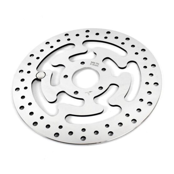 Biker's Choice Front Brake Rotor LH Polished 11.8in Fits Harley-Davidson