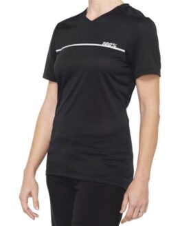 100% Women's Ridecamp Jersey Black/Gray Small