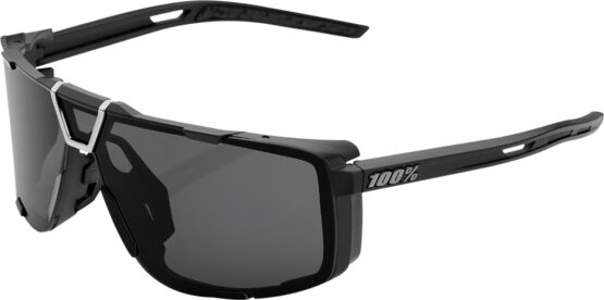 100% Eastcraft Sunglasses Matte Black Smoke Lens Unisex - Image 2
