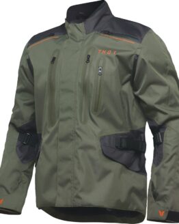 Thor Range Jacket Army Green Orange Black Men's 3XL