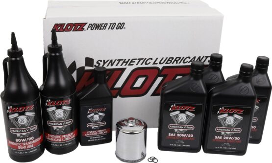 Klotz Oil Change Kit for Harley Evolution Big Twin