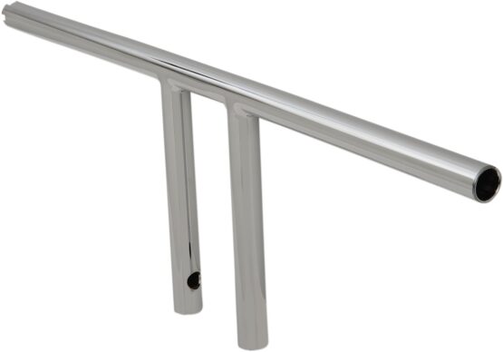 Drag Specialties 1 Inch T-Bar Handlebar Chrome 8.5 Inch Rise - Image 2