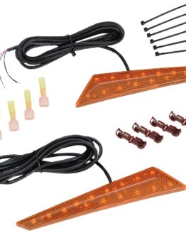 Mirror Mount LED Turn Signals / Marker Lights w/ Amber Lens