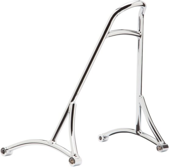Short Round 13" Sissy Bar Chrome - Image 2