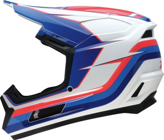 Z1R Youth Dirt Maxx Vortex Helmet Red/White/Blue Large