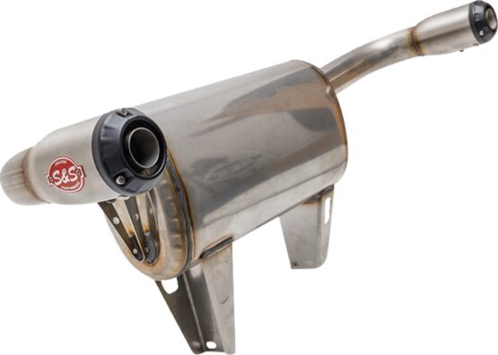 S&S Powertune XTO Slip On Exhaust Muffler Stainless Fits 17+ Maverick X3