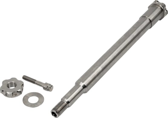 Trask Titanium Front Axle Kit Silver For Harley Touring Models - Image 2