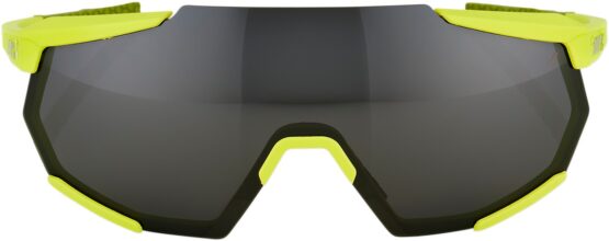 Racetrap Sunglasses Yellow w/ Black Mirror Lens - Image 2