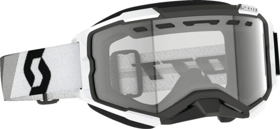 Scott Fury Snow Cross Goggle Black/White Clear Lens