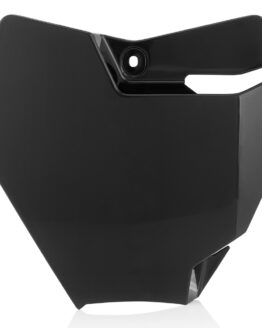 Front Number Plate - Black