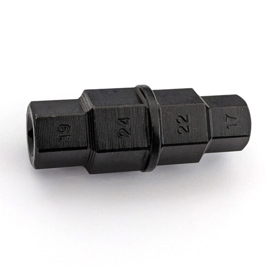 Universal 4-In-1 Hex Axle Tool - 17, 19, 22, and 24mm