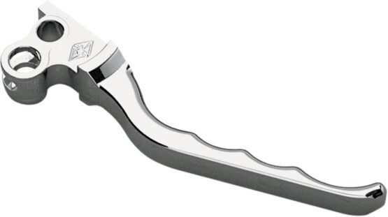 Grooved Billet Aluminum Hydraulic Brake Lever Chrome
